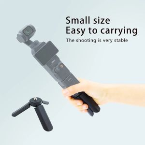 Mini Tripod For DJI Osmo Pocket 3 Gimbal Camera Portable Vlog Tripod Mini Desktop Tripod Base for DJI OM6/5/4/3/SE Handheld Gimbal Stabilizer Handle Accessory