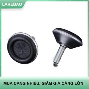 【LAKEBAO】 5 chiếc chân đồ nội thất bằng thép Chân đế chống trượt chân tủ để bàn chân đế cân bằng điều chỉnh được vít M8 M10 15mm-27mm