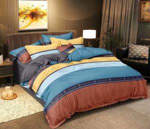 Bộ ga giường phòng ngủ 4 món Pierre Cardin chất liệu Microfiber cao cấp mềm mại thoải mái sang trọng - PCABDMF 013