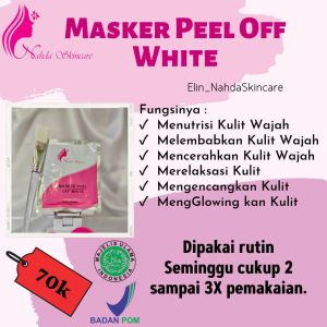 MASKER FEEL OFF WHITE/MASKER NAHDA SKINCARE