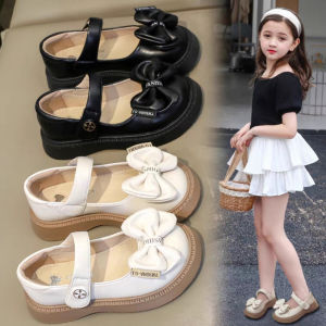 PHOM RỘNG Giày Búp Bê Cho Bé Gái 3 Tuổi Đến 10 TuổiGiày Công Chúa Đế Độn Nơ Fashion Phong Cách Hàn Quốc Hàng Quảng Châu Cao Cấp