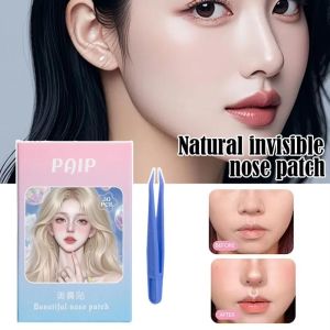 LUXEMO Hơi thở Miếng dán mũi Suy nhỏ Vô hình Miếng dán cánh mũi Miếng dán thu nhỏ mũi Ứng dụng làm đẹp
