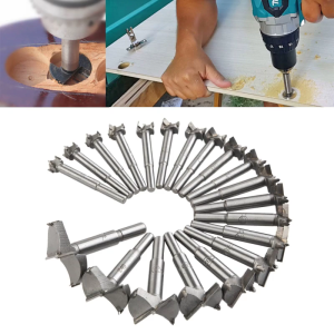 20pcs/set 14-50mm Forstner Drill Bits Woodworking Self Centering Hole Saw Carbide Tools