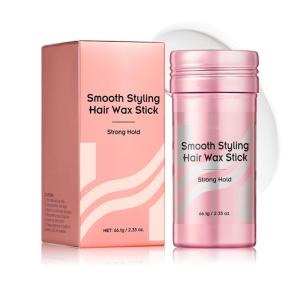 Strong Hold Hair Styling Wax Stick Flexible Styling Compact Smooth Application Portable Design for Different Hair Types
