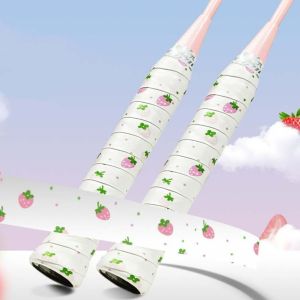 GHRDU แพนด้าดอกไม้ กริปแบดมินตัน กันลื่น ดูดซับเหงื่อ เทปจับแร็กเก็ต สายรัดห่อ สติกเกอร์ติดแน่น แบดมินตัน Sweatband กีฬานอกสถานที่