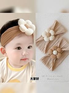 Ikat Rambut Bayi 婴儿花朵发带女宝宝发带公主发饰 Baby Headband Girls 新生儿婴幼儿护囟门可爱头花 Cute Princess Hair Accessories