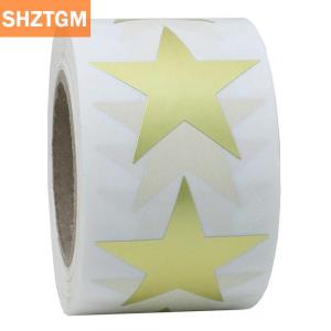 [COD] SHZTGM 500ป้ายสติกเกอร์ Star shape of Sticker Seal labels for Package