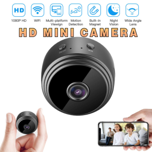 【HD 1080P】RISE Mini Smart Camera Wireless CCTV WIFI Infrared Light Night Vision Smart Home IP Security Camera CCTV 1080P HD Monitor Waterproof Security Camera Connect To Cellphone Outdoor Cctv with Night Vision