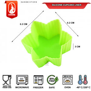 Cuisine Cup Silikon sekat bento partisi bekal anak Cetakan kue muffin puding mini