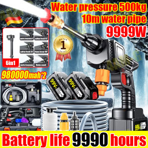 Imported from Germany presurewasher heavy duty car washer high pressure 48V 99990kpa complete set of accessories with toolbox 4 ways to spray water(pressure washer heavy duty portable pressure washer Car Washer Portable preasure washer set portable spray)