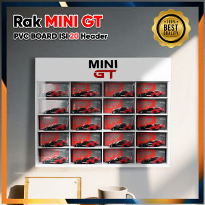 Rak Mini GT Bahan PVC Board Isi 20 Dengan Logo