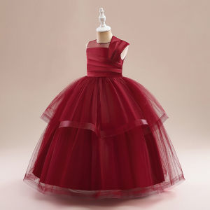 Gaun Anak Perempuan Dress Pricess Pesta Model Korea Import Cewek Ulang Tahun Mewah Dres Cwe DT12