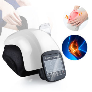 Electric Heating Vibrating Knee Massager Infrared Heating Knee Pads Air Pressure Led Display Joint Pain Relief with Kneading for Circulation Rechargeable