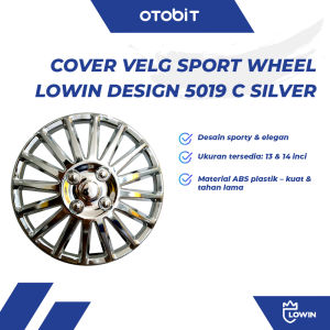 COVER VELG SPORT WELDOP WILDOP DOP RODA LOWIN DESIGN 14 INCHI CHROME DOP 5019 - 1 SET 4 PCS