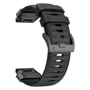 GEEKTHINK 22mm 26mm Quick fit Light Luxury Rubber Strap for Garmin Fenix 8/5/5X Plus Fenix7/7X Fenix 3 HR Fenix 6/ 6X pro /Epix/Instinct Forerunner 945 935 Watchband