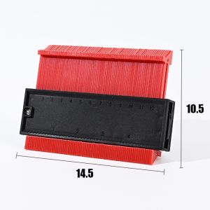 Thước sao chép hình dạng đa năng 120mm 250mm - Thước đo góc viền thước đo đa góc tiện lợi