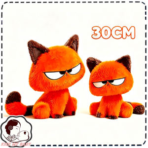 30cm Cat Plush Toy Soft Short Plush PP Cotton Doll Cute Orange Kitten Gift Home Decor Mainan