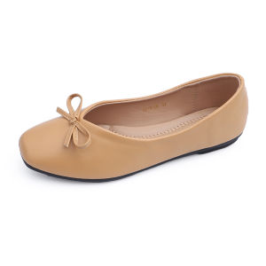 【leo.shoop】Women Casual Soft Square Toe Korean Flats dollshoes Suitable For Indoor & Outdoor 5018-28