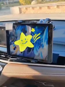 ที่ยึดแท็บเล็ตในรถยนต์ ToKerNew แบบหนักพร้อมแขนยาว – ที่ยึดถ้วยดูดที่แข็งแรง 360 ° หมุนได้ – เข้ากันได้กับ iPad Pro/Air 4-13 และแท็บเล็ต Xiaomi – สำหรับกระจกหน้ารถ SUV/รถบรรทุก/Uber