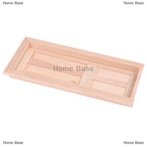 [COD] Home Base บ้านตุ๊กตาขนาดเล็ก4แผงภายใน1 12ประตูไม้ DIY โมเดลของเล่น