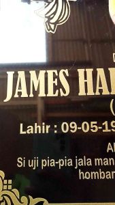 Lempengan NISAN MAKAM PHOTO uk40x40 Granite