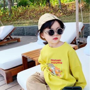 Kinh tròn cho bé mắt kiếng Hàn Quốc gọng tròn trẻ em siêu cute kính mát tròng tròn cho bé kính mát siêu đẹp kính mát Hàn Quốc kiếng mát trẻ em