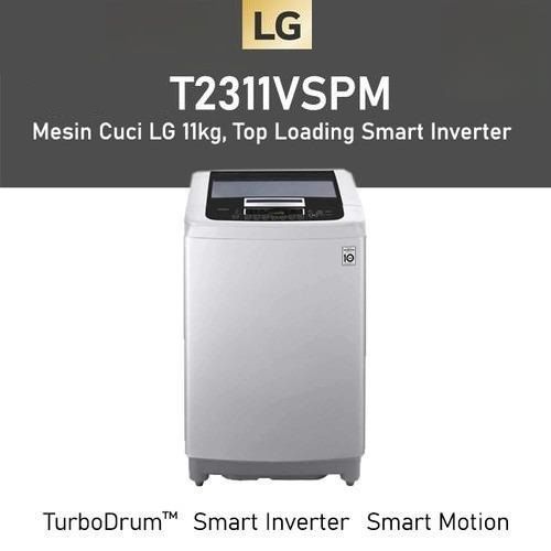 Mesin Cuci 1 Tabung Otomatis LG T2311VSPM Kapasitas 11 Kg Smart