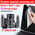 8 in 1 Cleaning Kit Tools Set /Laptop Camera Phone Lcd Screen Cleaner Cleaning Kit Cleaning Tool Mobile screen cleaner Computer screen cleane TV Screens screen cleaner( Microfiber Cloth Wiper, Air Pump Dust Blower, Non-Toxic Spray). 