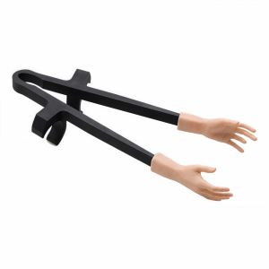 FLYING Hình dạng lòng bàn tay Đũa ăn vặt PLA Có thể tái sử dụng Kẹp gắp thức ăn Sự lạ Bền bỉ Kẹp Ăn Vặt Trong Game Các loại đồ ăn vặt