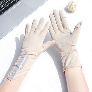 GU Sarung Tangan Gloves Sarung Tangan Anti Uv Motor Wanita Sarung Tangan Matahari Upf50 Sarung Tangan Motor Panjang Antislip S04
