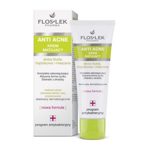 (Hàng công ty có tem phụ) FLOSLEK PHARMA KEM NGỪA MỤN KIỂM SOÁT DẦU & ĐIỀU TIẾT NHỜN MATTIFYING CREAM 50ml