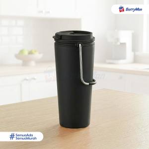 TERMOS TUMBLER AIR MINUM SANRIO 450ml Handle 2 in 1 Stainless Steel Vacuum Mug Coffe