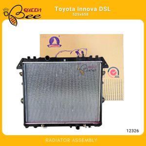 QUEENBEE 12326 Toyota Hilux Vigo Innova 3.0 DIESEL Radiator Assembly A/T 525x658x26mm 16400-0L150 (Polar)