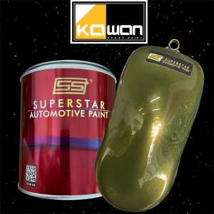 KAWAN PAINT 6 COLOUR CODE PAINT (CRYSTAL & BASECOAT) BY SUPERSTAR (GREEN)