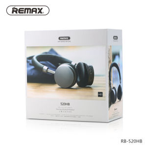 Remax Bluetooth Wireless Headphones RB-520HB Adjustable Earphone Stereo Bass Support Aux with Mic Local Singapore Seller
