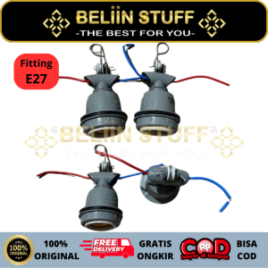 Fitting Lampu Gantung Besi E27 dan E40 /Fitting Besi Lampu Gantung Hijau E27 E40