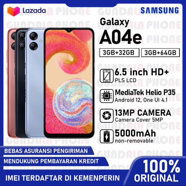 [KLAIM VOUCHER] Samsung A04e Dual Camera 13MP Garansi resmi