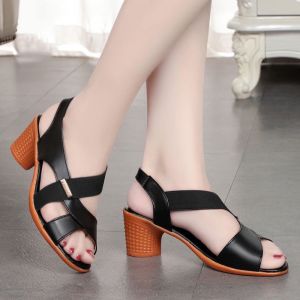 Women Fashion Sandals with Heels Korean Sandals