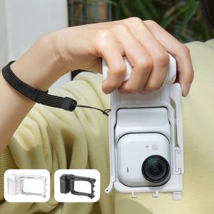 OWMXZL Quick Release Street Grip Kit Camera Frame Lightweight Shutter Button Camera Grip Handle Plastic Street Hand Grip Mount for Insta360 Go Ultra Camera Accessories