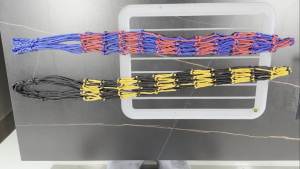 LAKE OF FIRE 2PCS Basketball Storage Net BagFootball Soccer Ball Bag Mesh Can Carry Double Balls Nylon Storage Bag Carry Bag