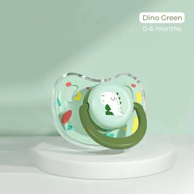 Baby Pro Newborn Cartoon Design Day Pacifier Airflow System Green Pink Yellow - Premium Quality