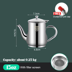 Kitchen Stainless Steel Oil Strainer Pot Household Oil Container Can with Filter Oil Storage Bottle