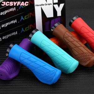 JCSYFAC 1 cặp xe đạp Grips chống sốc Xe Đạp Handlebar bìa chống trượt có thể khóa Grips Ergonomic đi xe đạp cao su xử lý Grips