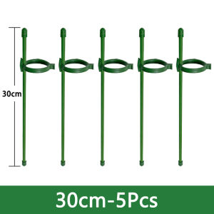 Byshow Snap On Plant Support stand Kit garden stick Fiberglass Adjustable Flower Pole plants frame 30-90cm with Protective Caps Orchid Phalaenopsis Rose Bracket holder Multi Size Corrosion Resistant Bend Proof 植物支撑杆