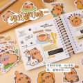 Set 30 miếng sticker Capybara cute hình dán trang trí sổ tay, bình nước siêu dễ thương _ Ting Ting. 