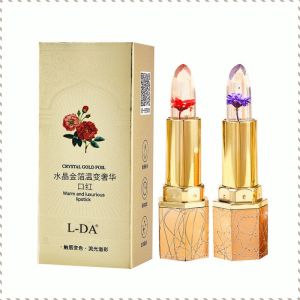 Lip Gloss Uniqueness Gold Shell Lipstick Moisturizing Like Unique Design Gold Foil Discoloration