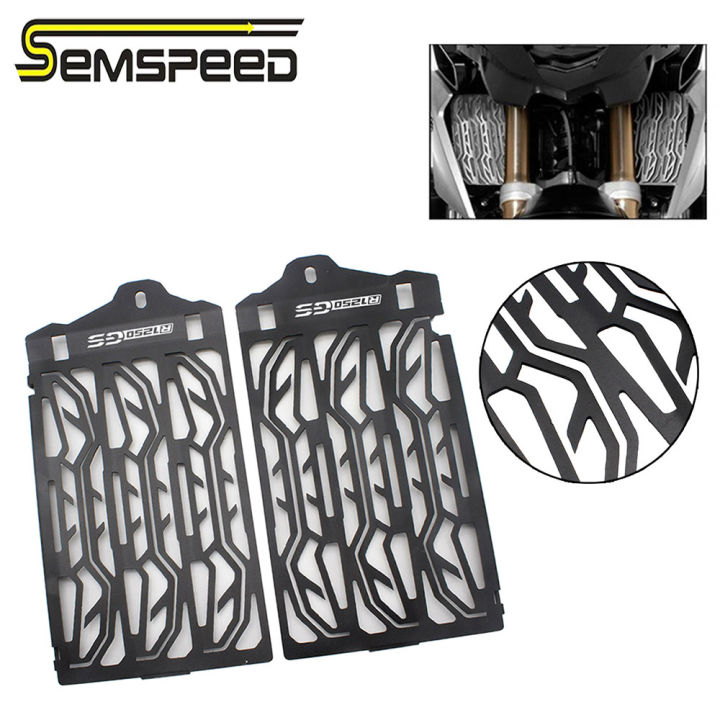 SEMSPEED Motorcycle Radiator Guard Grille Grill Protector Water Cooling ...