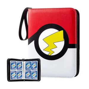 400 Cards holder Pokemon Anime Game Binder Card Holder Zipper Album Book Capacity EX GX Collectibles Folder Toys Gift