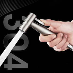 สายฉีดชำระ ที่ฉีดก้น ทำจากสแตนเลส ที่ฉีดชำระก้น หัวฉีดชำระ ที่ฉีดตูด ทนทาน ไม่เป็นสนิม หัวชำระ สแตเลส สายฉีดชำระ อุปกรณ์ในห้องน้ำ