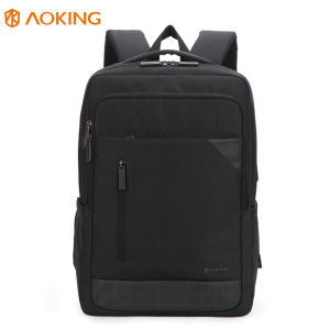 LZD  Aoking Casual Business Backpack USB Laptop Bag Travel Commuter Computer Bag